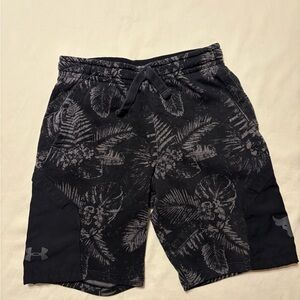 Under Armour Project Rock Aloha Camo Terry shorts Youth Large